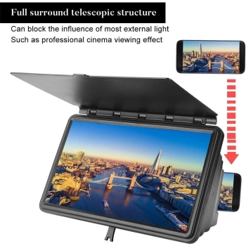 30 cm teleskopowy ekran powiększający 3D do smartfona [13170000392]